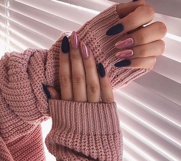 Long Nails Art Design Ideas in Fall & Winter
