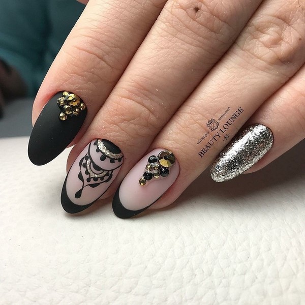 Long Nails Art Design Ideas in Fall & Winter
