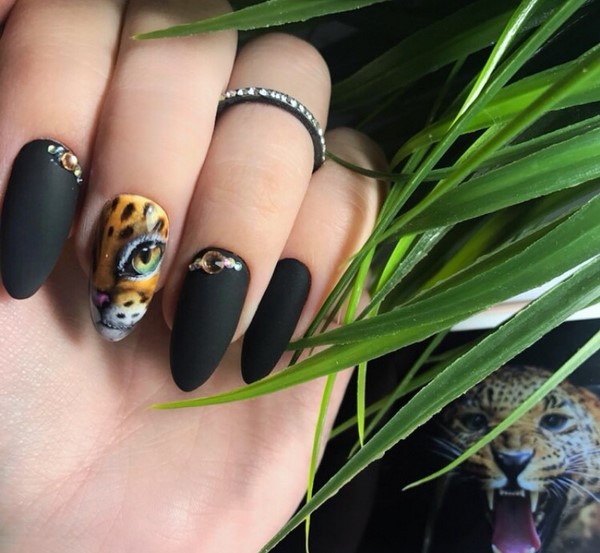 Long Nails Art Design Ideas in Fall & Winter
