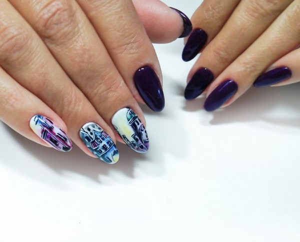 Long Nails Art Design Ideas in Fall & Winter
