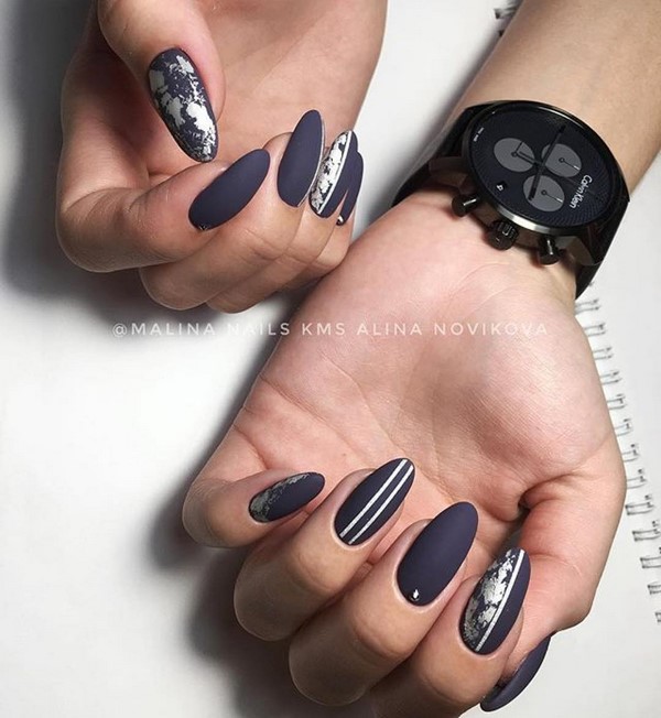 Long Nails Art Design Ideas in Fall & Winter
