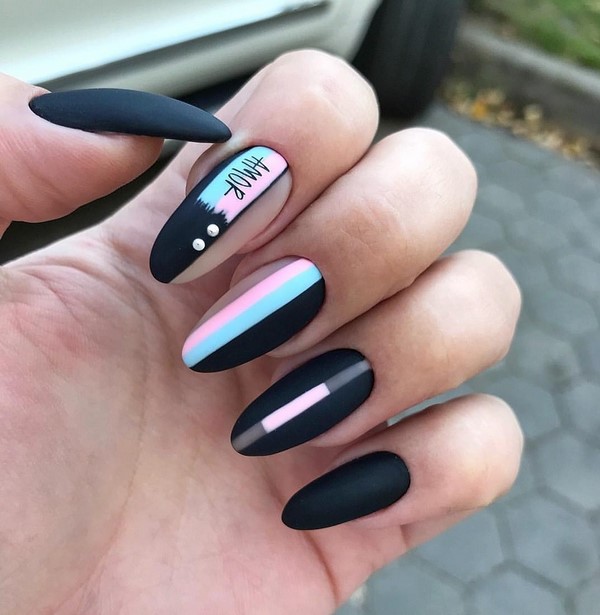 Long Nails Art Design Ideas in Fall & Winter
