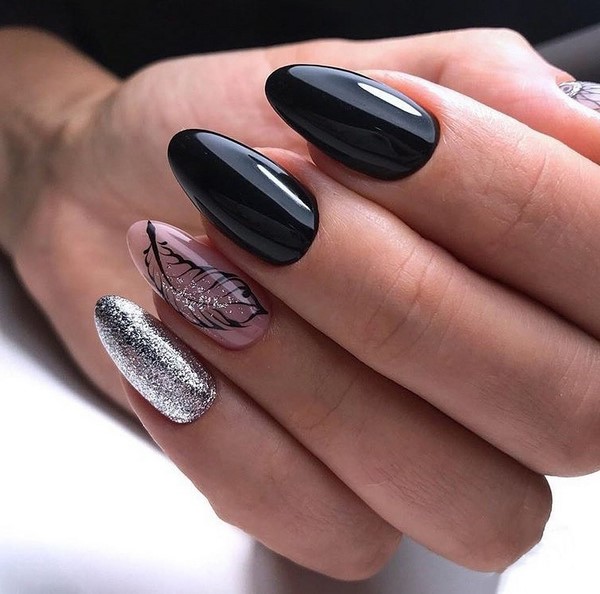 Long Nails Art Design Ideas in Fall & Winter
