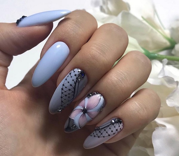 Long Nails Art Design Ideas in Fall & Winter
