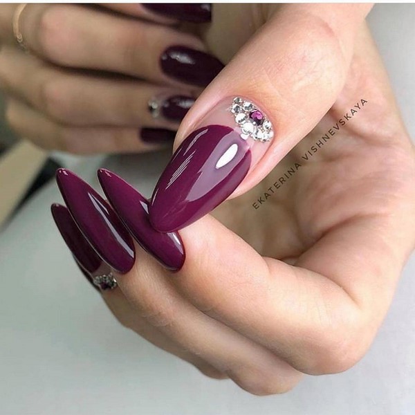 Long Nails Art Design Ideas in Fall & Winter
