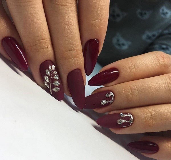 Long Nails Art Design Ideas in Fall & Winter
