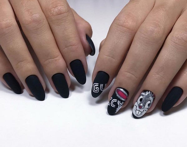 Long Nails Art Design Ideas in Fall & Winter
