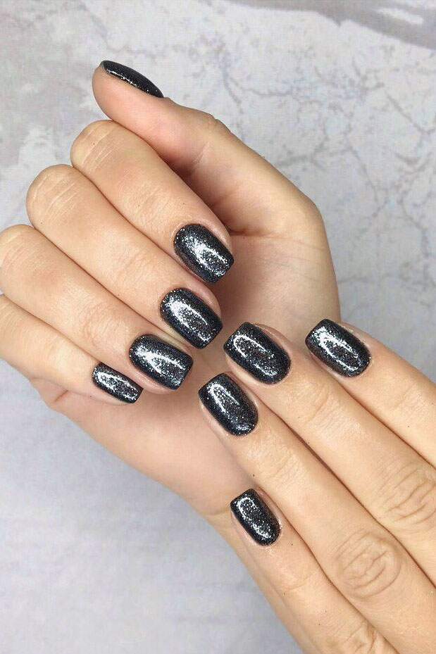 40 Simple and Edgy Black Nails Ideas That You’ll Fall in Love With