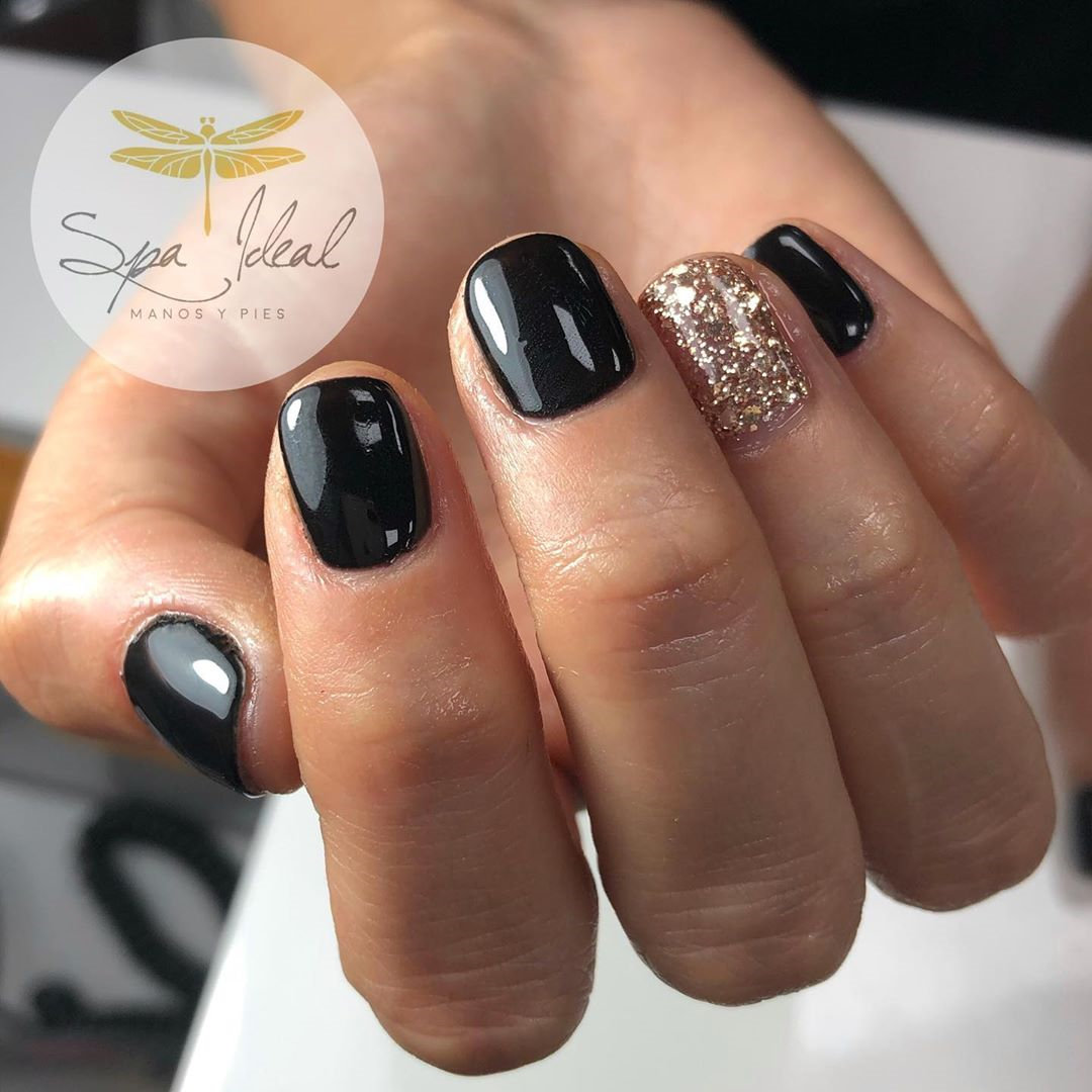 40 Simple and Edgy Black Nails Ideas That You’ll Fall in Love With