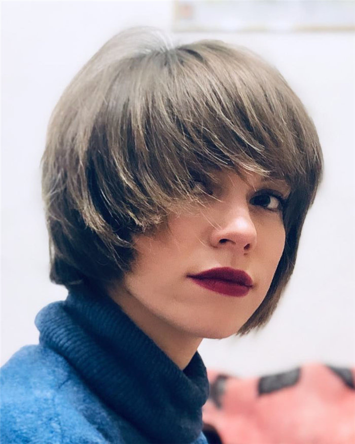 Hottest Short Bob Hairstyle Inspiration 2021, #ShortBobHairstyle, #BobHairstyle, #BobHaircut