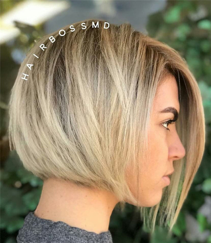 Hottest Short Bob Hairstyle Inspiration 2021, #ShortBobHairstyle, #BobHairstyle, #BobHaircut