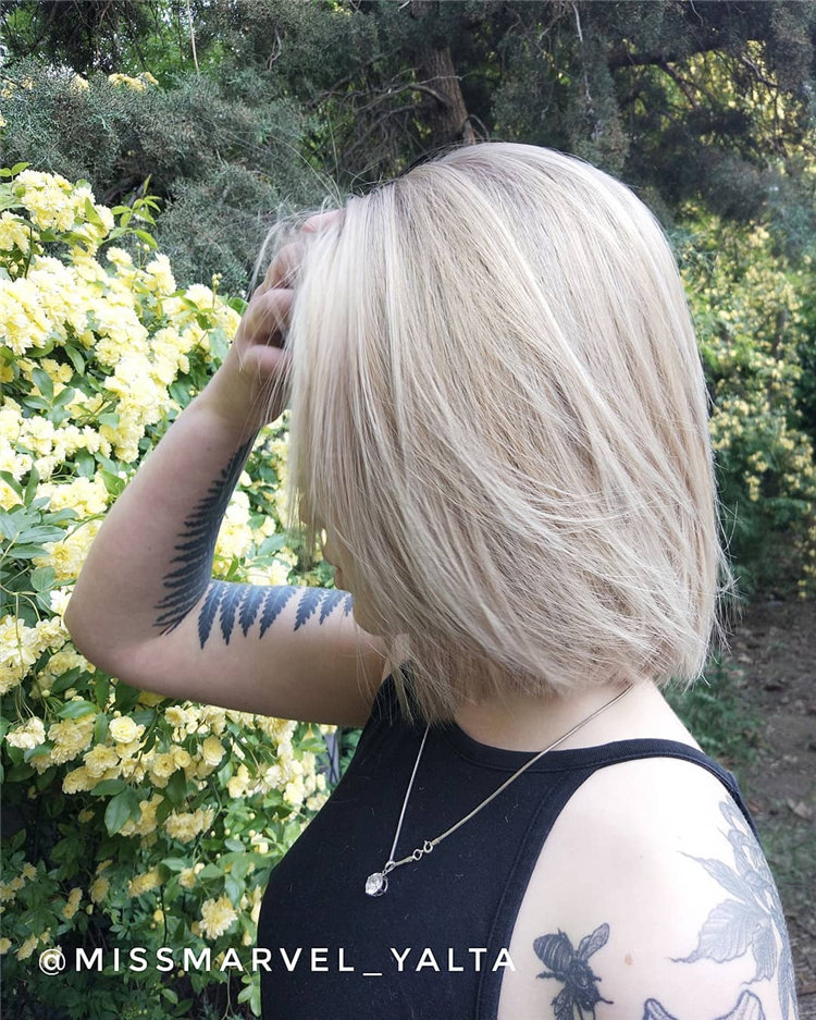 Chic and Stylish Bob Haircuts and Colors for Special Look of 2021; Bob haircut; Bob hairstyles; Haircut; hairstyle #BobHaircut #Hairstyles #Haircut; #BobHairstyles 