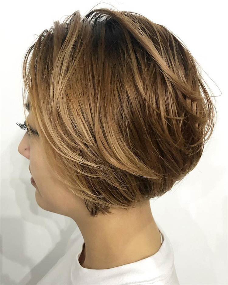 Chic and Stylish Bob Haircuts and Colors for Special Look of 2021; Bob haircut; Bob hairstyles; Haircut; hairstyle #BobHaircut #Hairstyles #Haircut; #BobHairstyles 