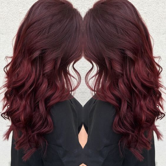 Burgundy Hair Colors & Styles
