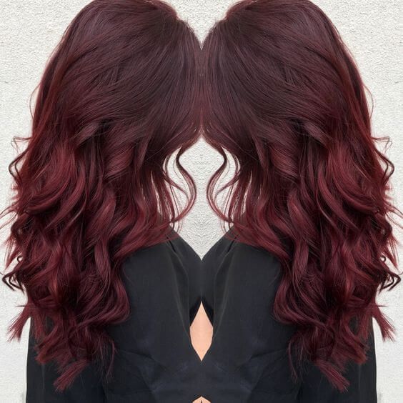 Burgundy Hair Colors & Styles