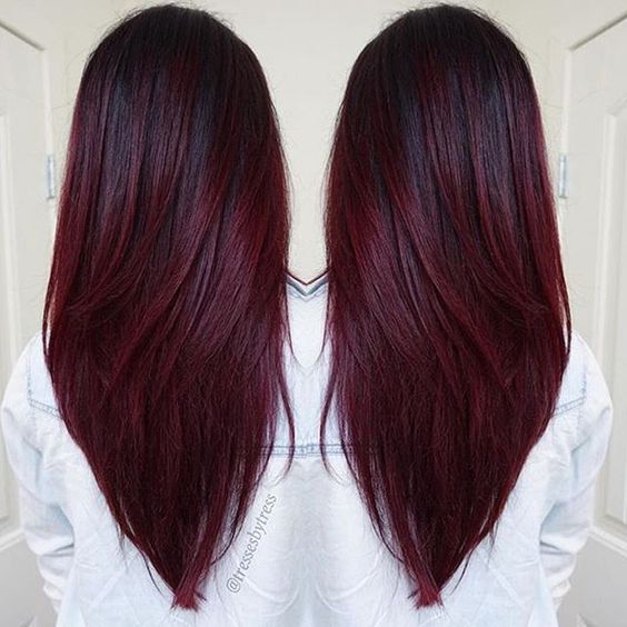 Burgundy Hair Colors & Styles