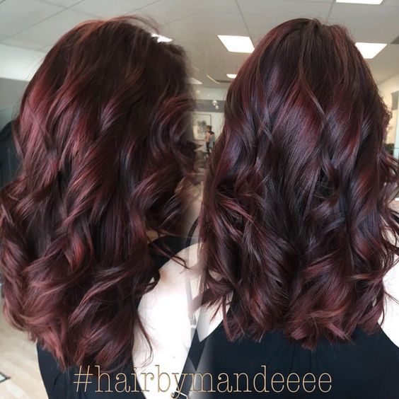 Burgundy Hair Colors & Styles