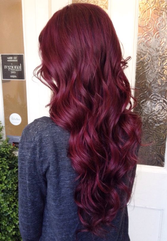 Burgundy Hair Colors & Styles