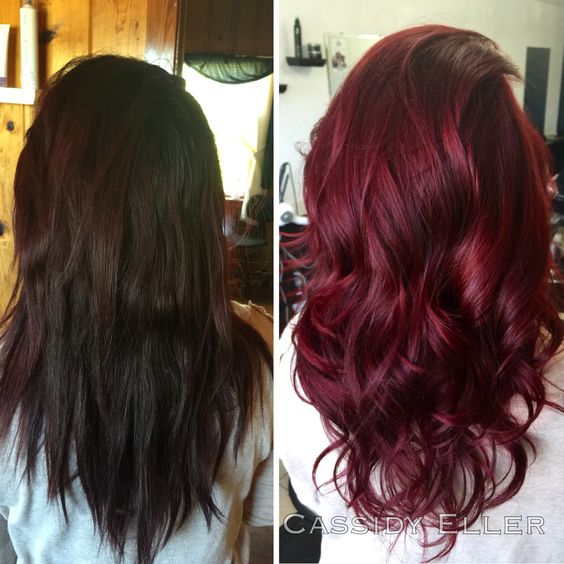 Burgundy Hair Colors & Styles