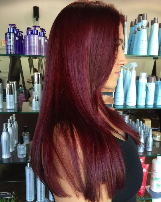 Burgundy Hair Colors & Styles