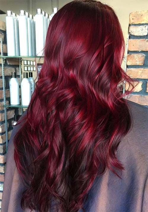 Burgundy Hair Colors & Styles