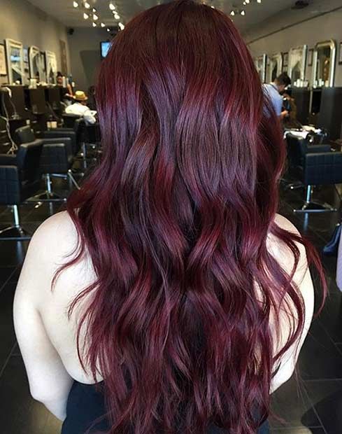 Burgundy Hair Colors & Styles