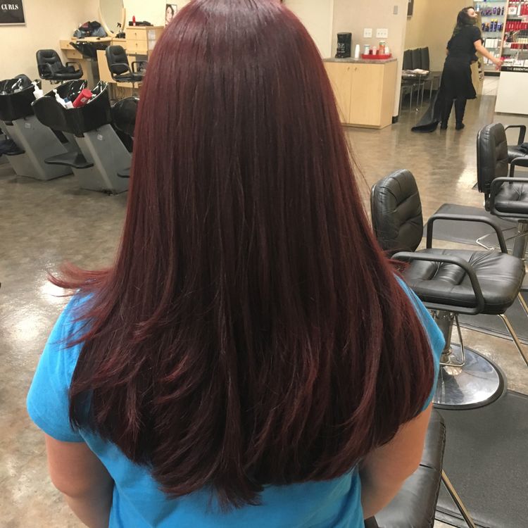 Burgundy Hair Colors & Styles