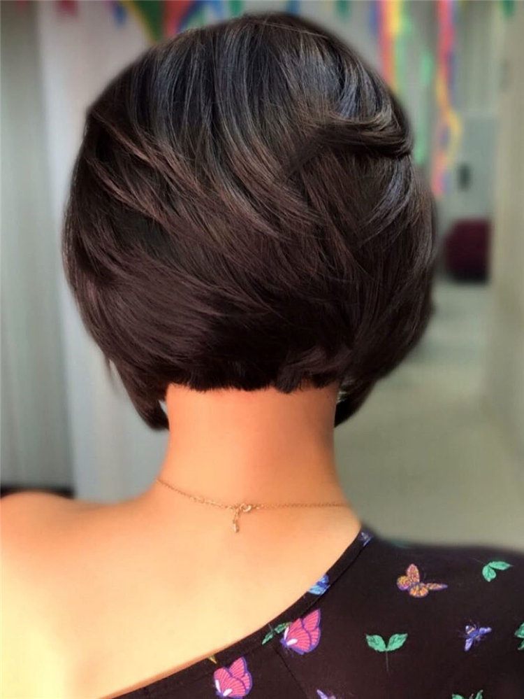To give you some short hairstyles inspiration, we have found 430 short haircuts ideas. There is a mix of designs featured from Pixie hairstyle to Bob haircuts. So, take a look and find a beautiful short hairstyle ideas. #shorthairstyle #bobhairs #hairstyles