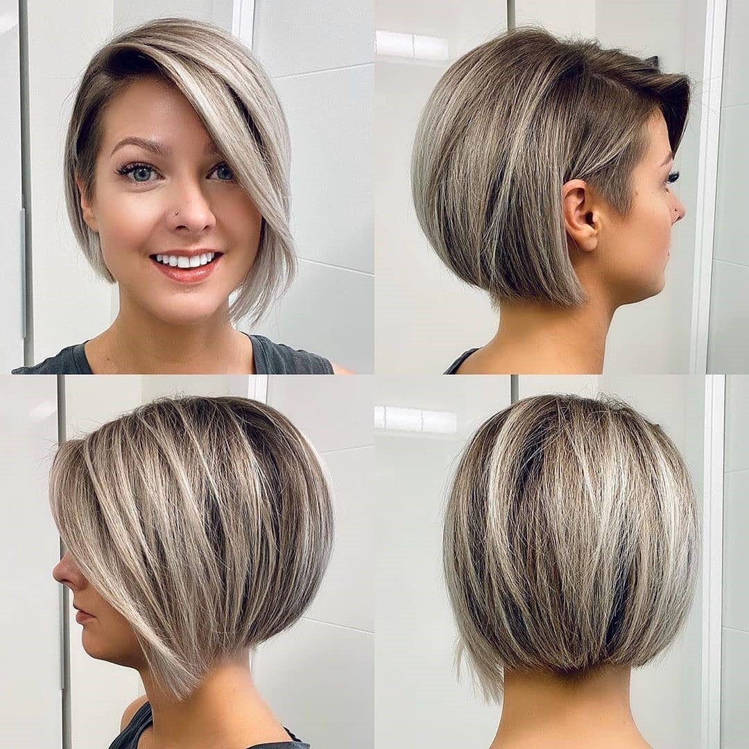 To give you some hairstyles ideas, we have found 30 neautiful and stylish haircuts for women. If you want to wear a new hairstyle, you can browse our website from time to time. #hairstyle #haircuts #shorthaircuts #mediumhairstyle