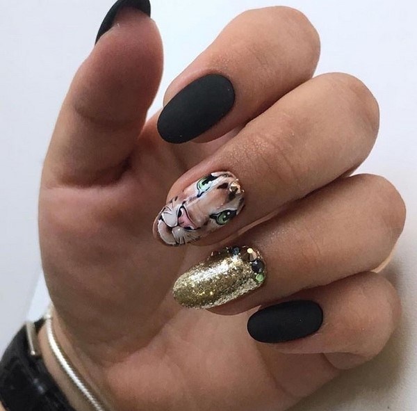 Long Nails Art Design Ideas in Fall & Winter 