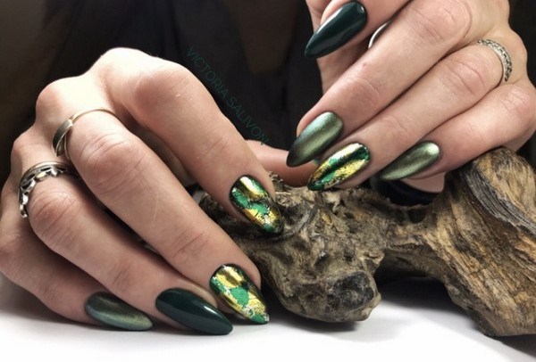 Long Nails Art Design Ideas in Fall & Winter 