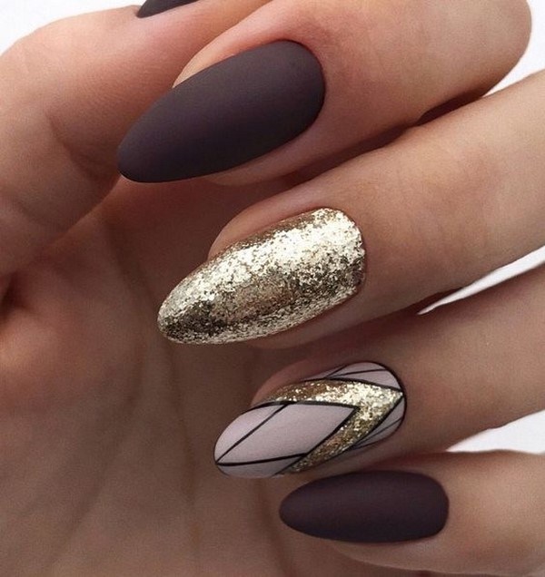 Long Nails Art Design Ideas in Fall & Winter 