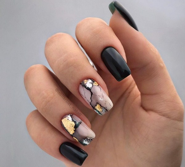Long Nails Art Design Ideas in Fall & Winter 