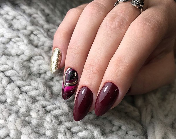 Long Nails Art Design Ideas in Fall & Winter 