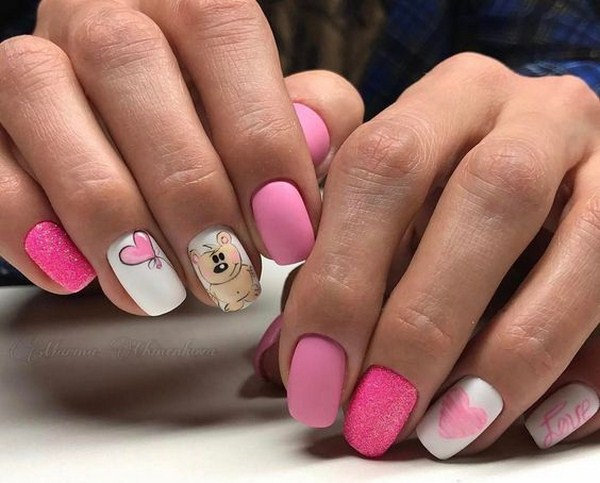 80+ Easy Valentine's Day Nail Art Ideas Designs 2021