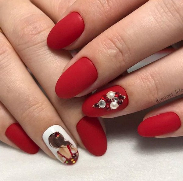 80+ Easy Valentine's Day Nail Art Ideas Designs 2021