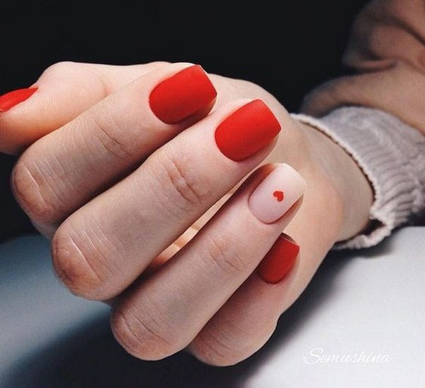 80+ Easy Valentine's Day Nail Art Ideas Designs 2021