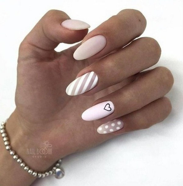 80+ Easy Valentine's Day Nail Art Ideas Designs 2021