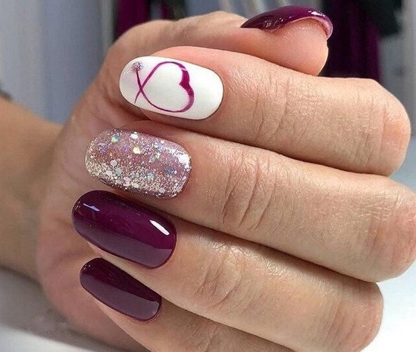 80+ Easy Valentine's Day Nail Art Ideas Designs 2021