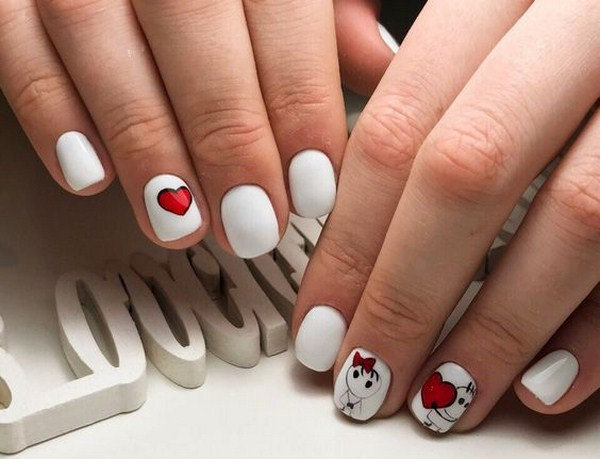 80+ Easy Valentine's Day Nail Art Ideas Designs 2021