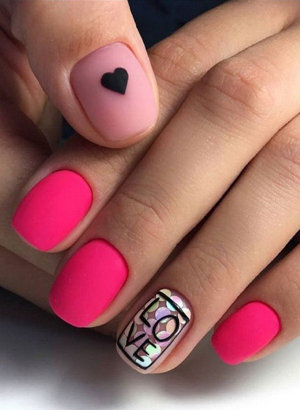 80+ Easy Valentine's Day Nail Art Ideas Designs 2021