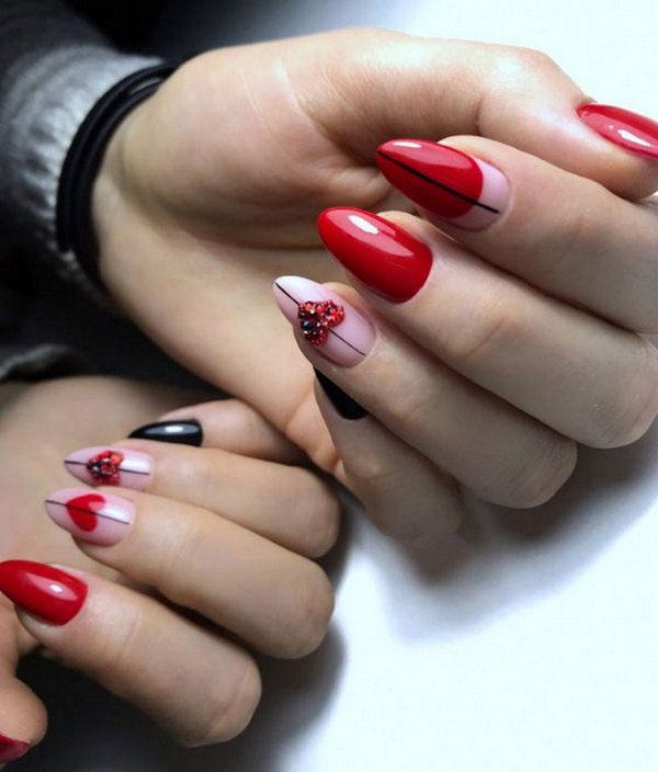 80+ Easy Valentine's Day Nail Art Ideas Designs 2021