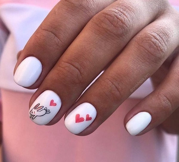 80+ Easy Valentine's Day Nail Art Ideas Designs 2021