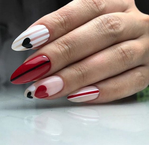 80+ Easy Valentine's Day Nail Art Ideas Designs 2021