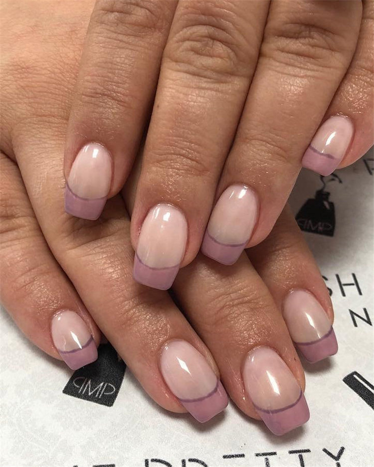 70+ French Manicure Ideas and Inspiration 2021, #FrenchManicure, #FrenchNails