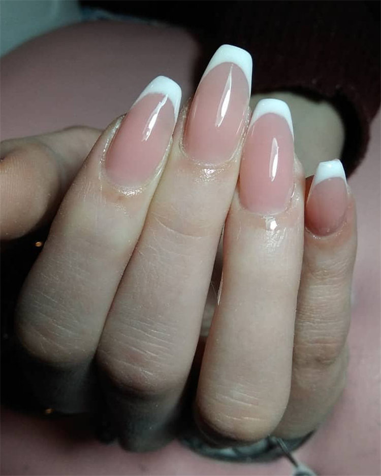 70+ French Manicure Ideas and Inspiration 2021, #FrenchManicure, #FrenchNails