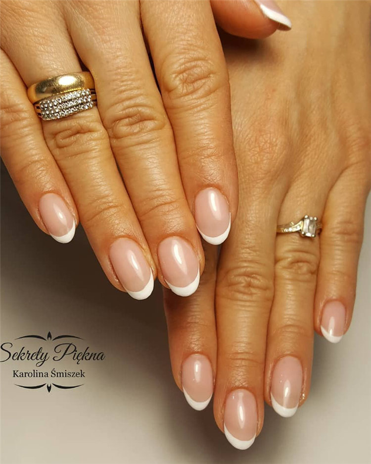 70+ French Manicure Ideas and Inspiration 2021, #FrenchManicure, #FrenchNails