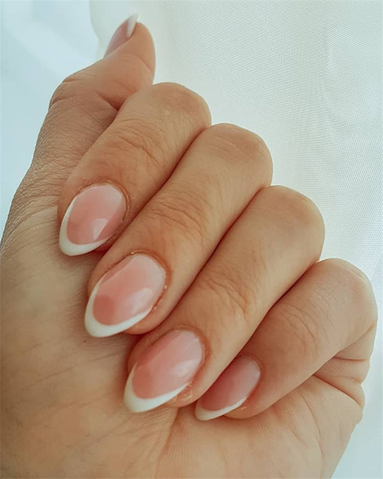 70+ French Manicure Ideas and Inspiration 2021, #FrenchManicure, #FrenchNails