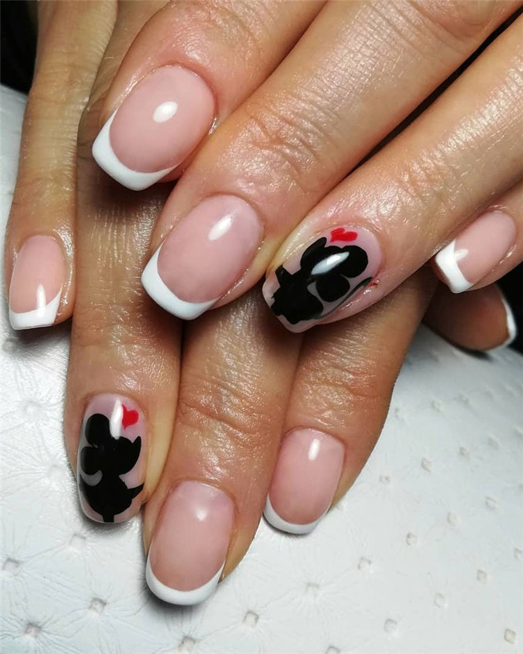 70+ French Manicure Ideas and Inspiration 2021, #FrenchManicure, #FrenchNails