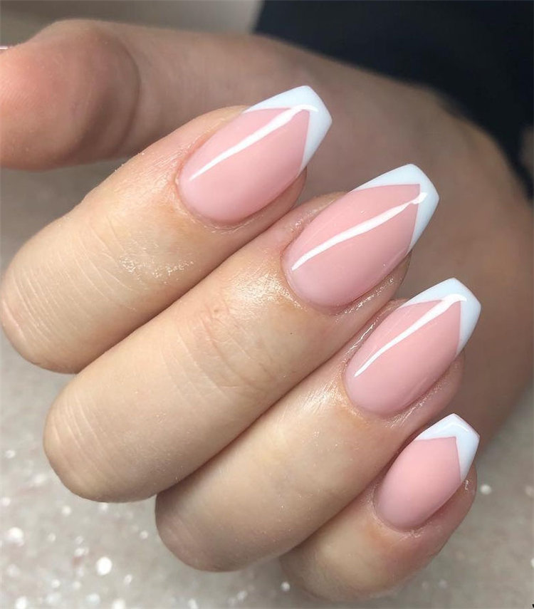 70+ French Manicure Ideas and Inspiration 2021, #FrenchManicure, #FrenchNails